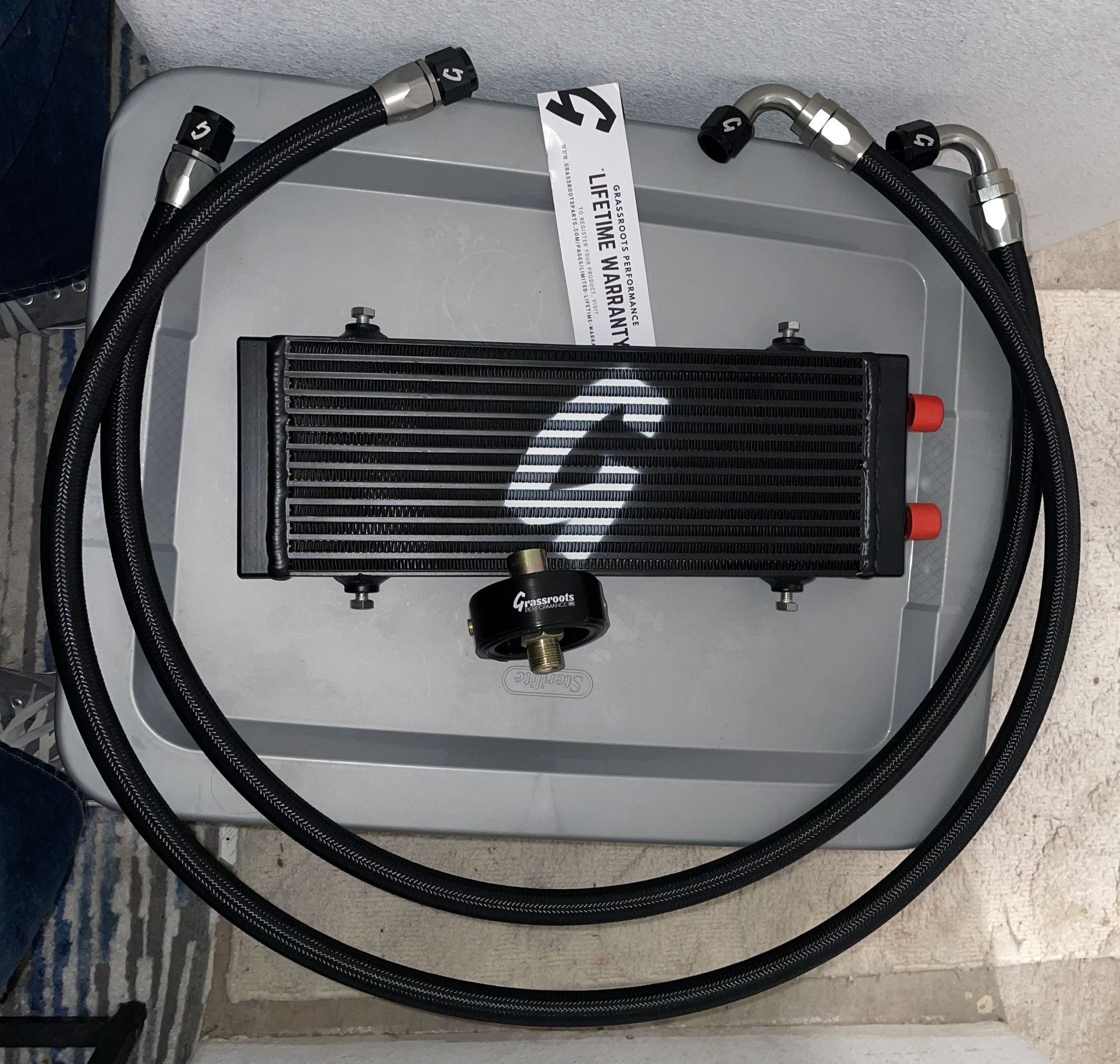 Oil Cooler w/ VQ adapter 