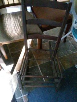 Very old farm style chair for restoration or as decoration