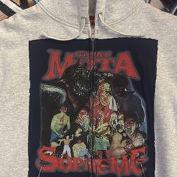 Supreme Gray Zip Up Jacket 