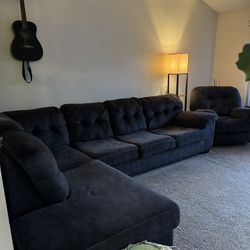 Sectional Couch & Recliner Chair