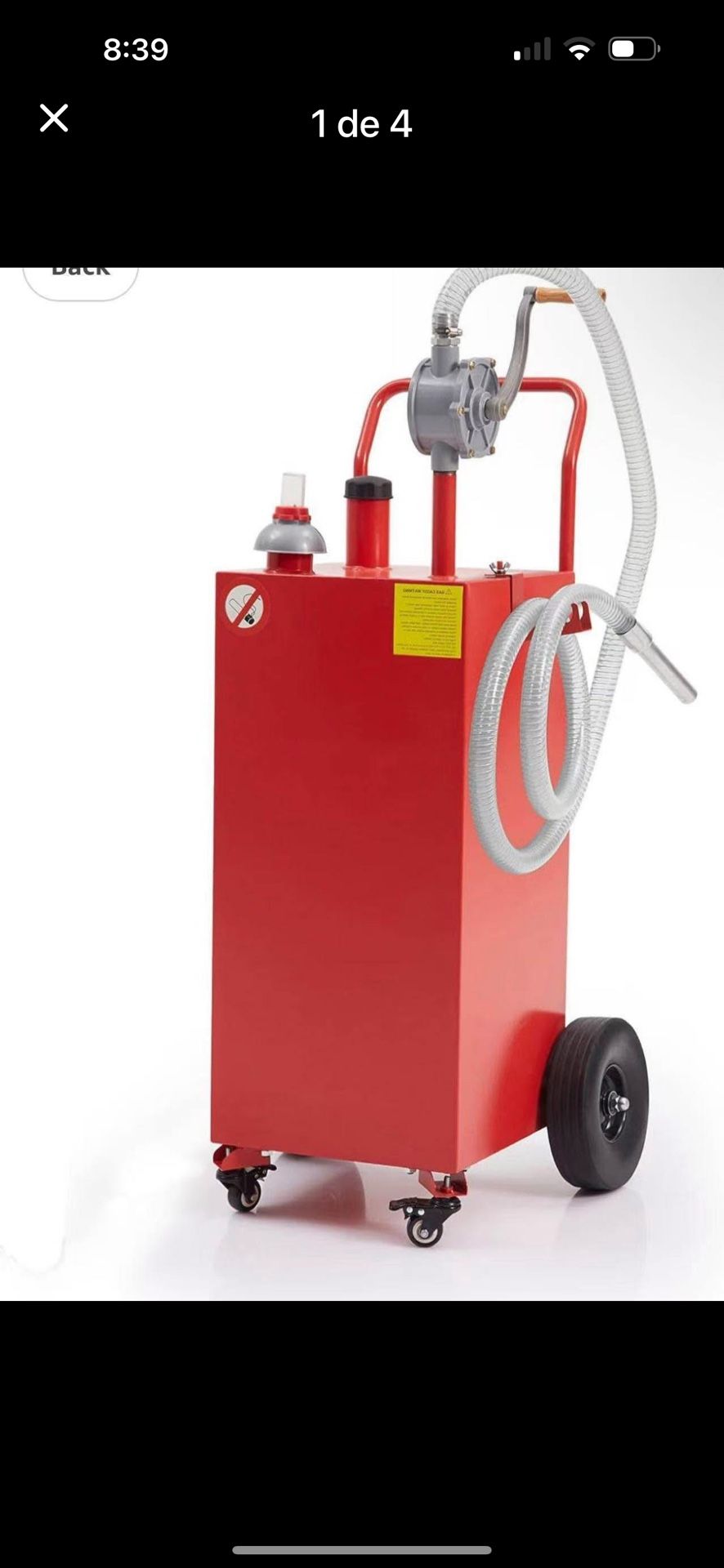 40 Gallon Portable Gas