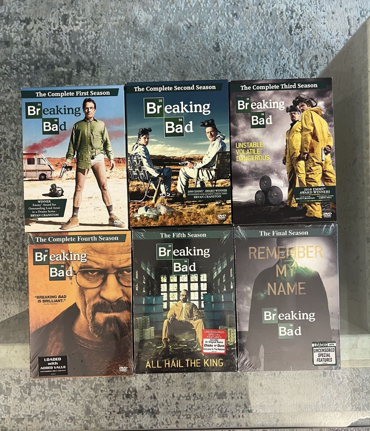 Breaking Bad DVDs All Seasons