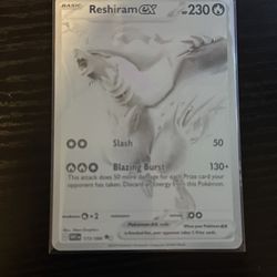 Reshiram ex.  Mint  fresh pull