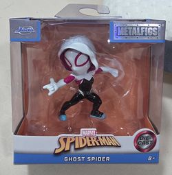 🔥🔥 HARD TO FIND! JADA METALFIGS GHOST SPIDER 🕷️ MARVEL DIE-CAST COLLECTIBLE 🔥🔥