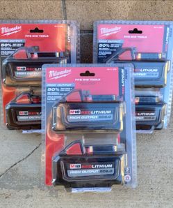 Milwaukee Battery Pack..$160...each pack...Firm On Price... Brand New.. Pickup Only.. First Come First Served..