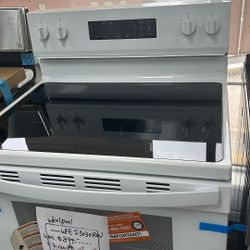 Stove Electric White New 1 Year Warranty 
