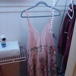 Pink Floral Dress