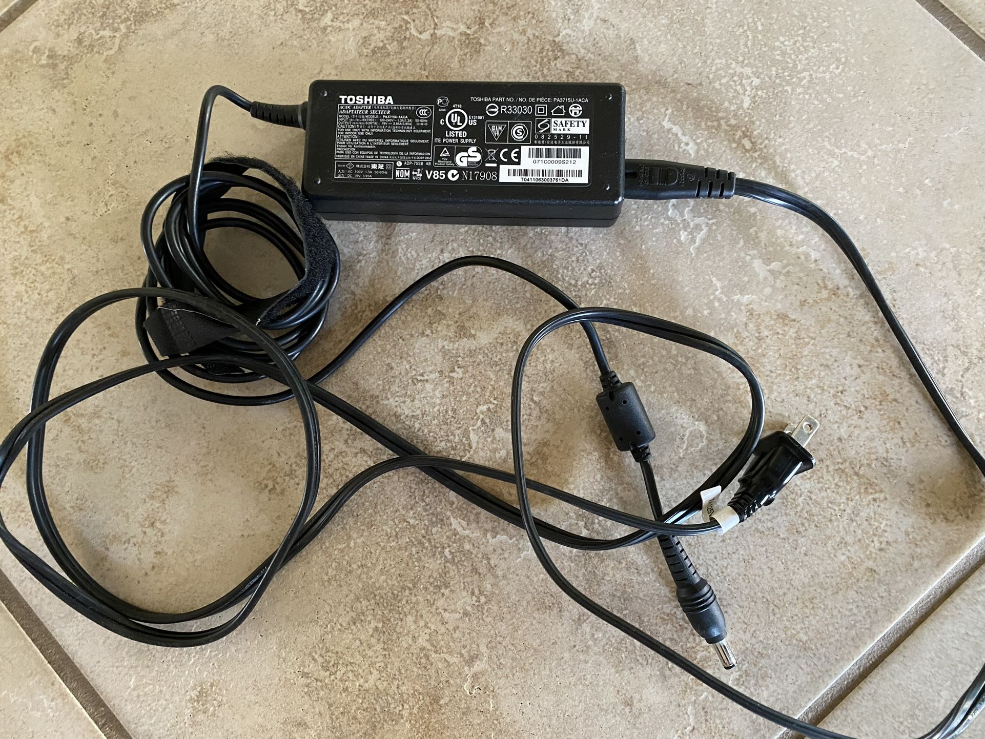 Toshiba Laptop Charger