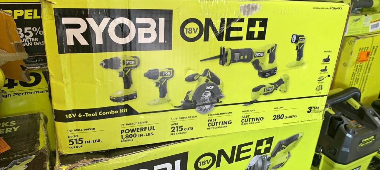 Ryobi 18v 6-tool Kit