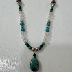 Multi Gemstone Beaded Necklace 