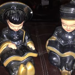 Antique bookends/statues