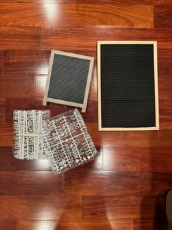 2 Customizable Aesthetic Felt Letter Message Boards