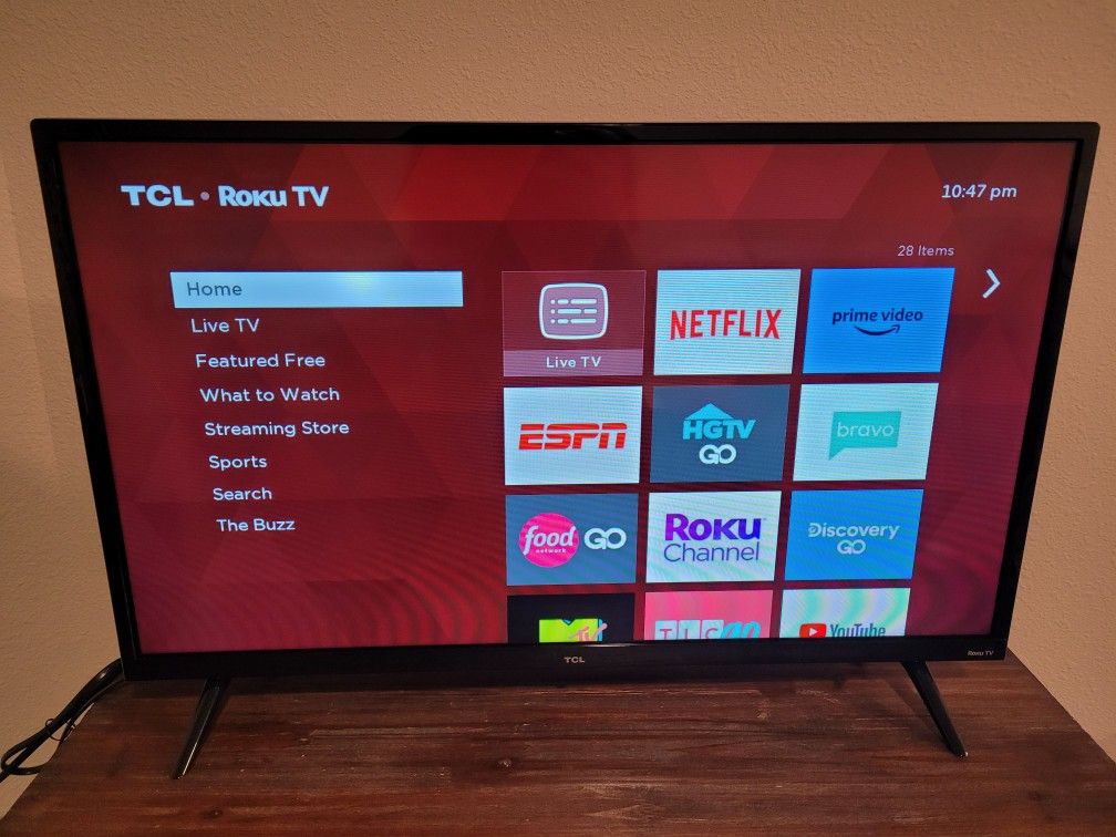 TCL 32" Class 720P HD LED Roku Smart TV 3 Series 32S331 for Sale in San