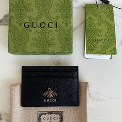 Animalier leather wallet