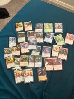 125 mtg cards all rares and mythics
