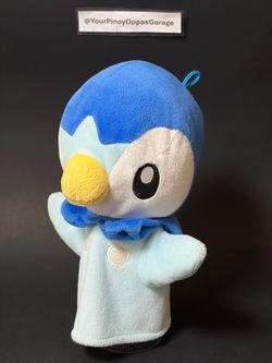Piplup Hand Puppet Plush Plushie Stuffed Animal Toy Nintendo Pokémon Japan Collectible by Heartland Takara Tomy T-Arts