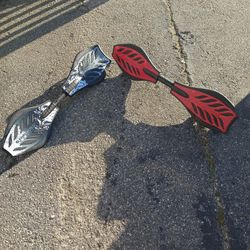 Red And white Ripsticks 