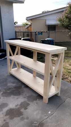 Farmhouse console table / entry way Table