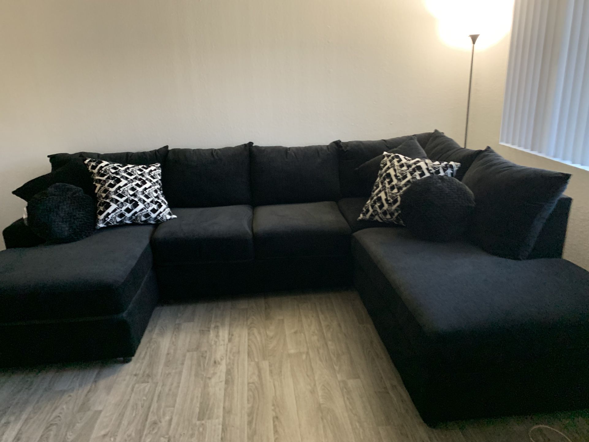 Black Sectional For Sale