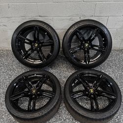 19" OEM Staggered Lamborghini Huraca Wheels Rims Set of 4 19x8.5 & 19x11 5x112