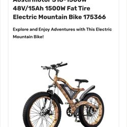 Aostirmotor E-Bike 1500W