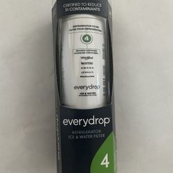 EveryDrop Ice and Refrigerator Water Filter 4 Compatible with Whirlpool, Maytag, Amana, KitchenAid and JennAir refrigerators.