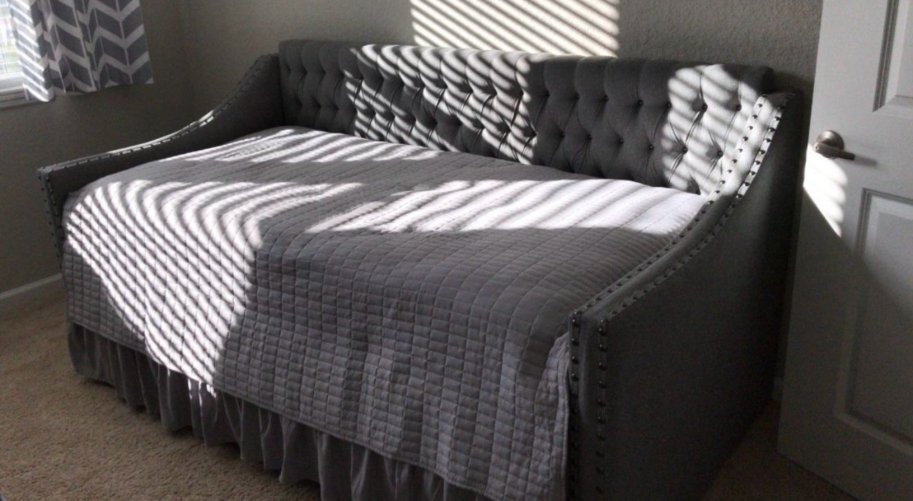 Grey day bed