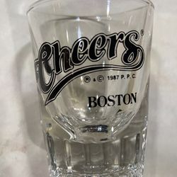 Vintage Cheers Boston Shot Glass