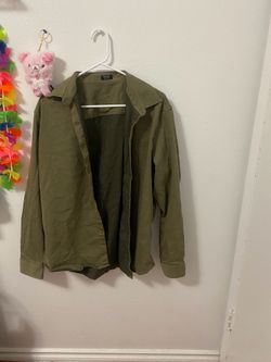 Coofandy green button up