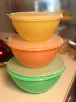 1960's-70's Tupperware Wonderlier Bowls