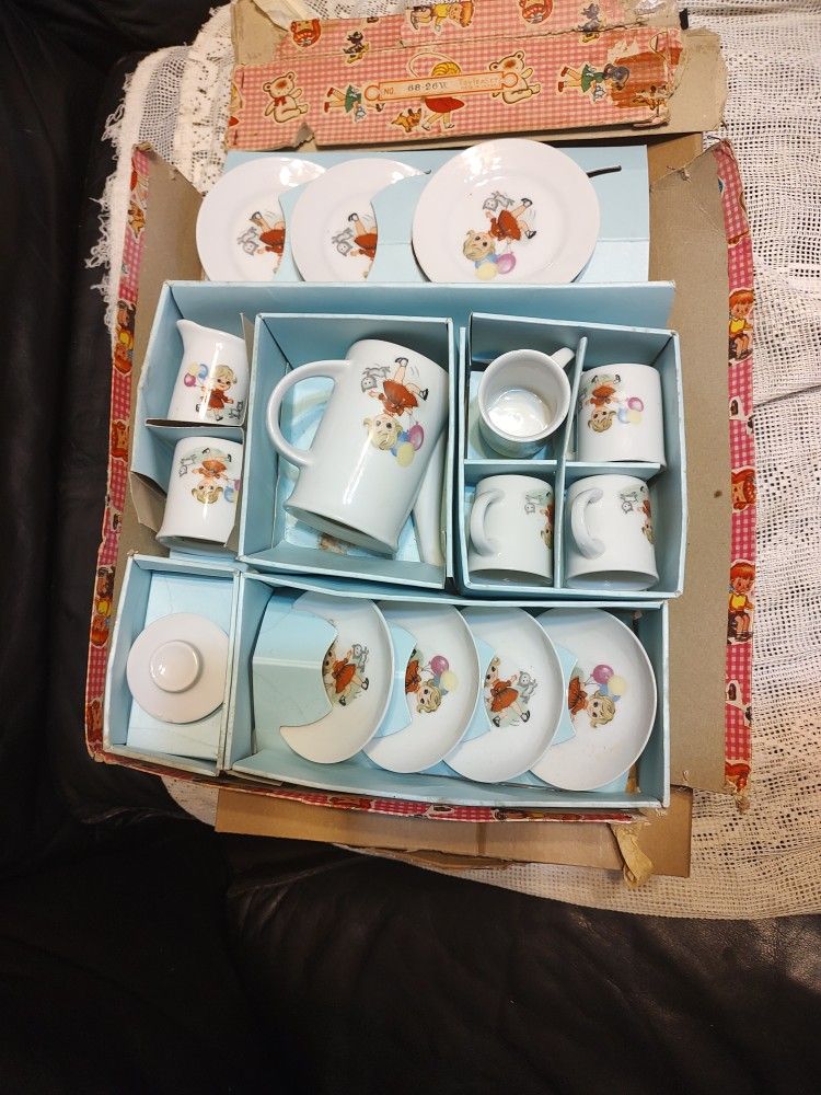 Children China Tea Set Made Japan