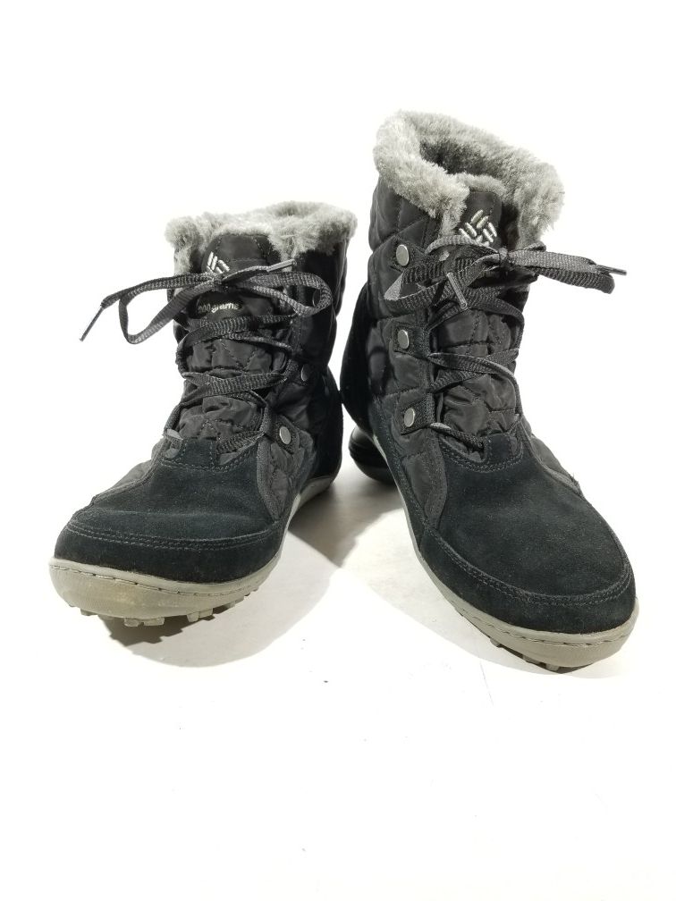 Columbia Powder Summit Shorty Waterproof Snow Boots YL5207-011 Women's Size 8.5