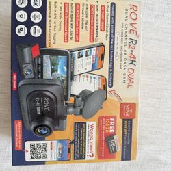 ROVE R2-4K Dual Dash Cam Front and Rear