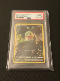2023 Pokemon Turtwig Crown Zenith Galarian Gallery Full Art  #GG31 PSA 10 Gem Mint