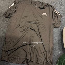 adidas running shirt large Men