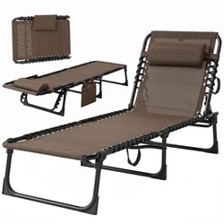 Set of 2 Chaise Lounge Chairs Outdoor