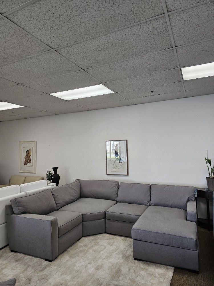 4-PC Fabric Sectional Sofa