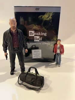 Mezco Toyz Breaking Bad action figure Heisenberg Walter White figure in a 6-inch scale. * This action figure includes a removable bag of blue crystals