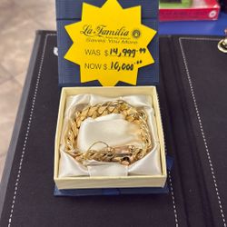 10k Y/g Cuban Link Bracelet, 165.1g, 8”