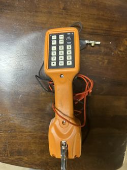 Used Phone Tester All Orange Touch Tone $50