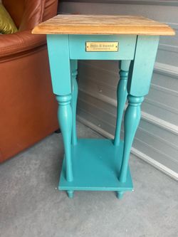 Wooden side table