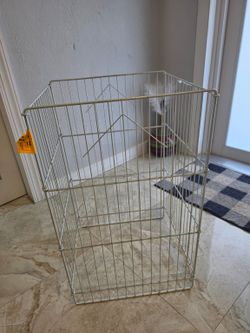 Adjustable Folding Wire Retail Display Bins 18x18x30