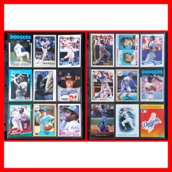 Dodgers Legends Baseball Cards Lot