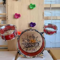 Kids Drum Kit – Plastic, Lightweight – Great Condition