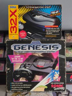 Sega Genesis & Sega 32X Systems w/ Games!