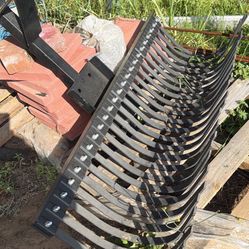 Lawnmower Rake Attachment With Adapter 