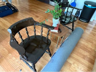 Solid Vintage  Wood Chairs