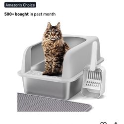 Stainless Steel Litter Box