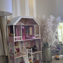 Doll House 4.5 Feet Tall.  With Multiple Tiers
