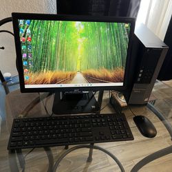 FAST Complete Dell Desktop PC Setup / Photoshop, Lightroom, Premiere, Acrobat / Office 21 / Intel i5 / 8GB RAM / 128GB SSD / Windows 11 / Monitor